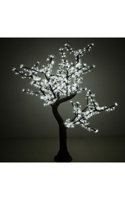 Световое дерево "Сакура" белое, высота 1,8 метра