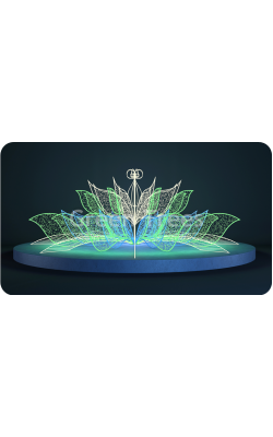 Световой фонтан «Лилия»